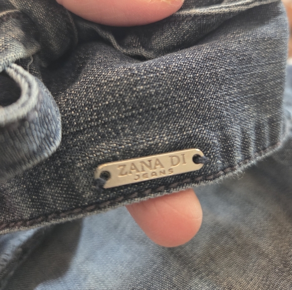 Zana Di Jeans Chic Denim Halter Dress - Picture 6 of 6